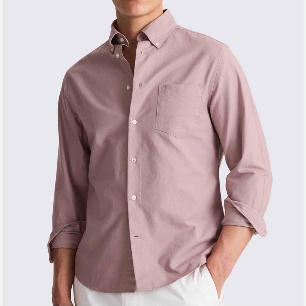 LL Bean, men’s size 16–36 wrinkle resistant button-down long sleeve shirt